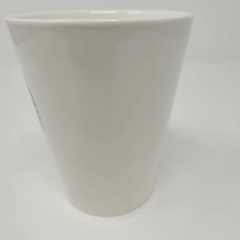 Starbucks 2016 White Coffee Mug with Iconic Green Mermaid Siren Logo
